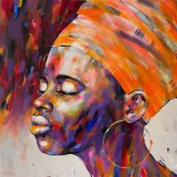 african portrait 20 (80x80 cm)